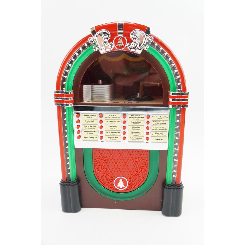EUC Mr. Christmas Rock-O-Rama Jukebox Wireless Musical Light Show 60411 18 Songs - Picture 2 of 9
